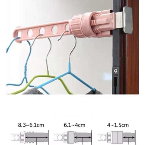 Foldable Retractable Clothes Horse Portable Clothes Dryer Window Frame Hanger Floor Indoor Travel Home Accessories