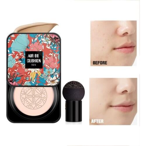 Moisturizing CC Cream Mushroom Head Air Cushion Foundation Concealer BB Cream Air Permeable Natural Brightening Makeup Tool