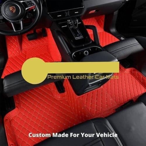 High quality Black Leather Car floor mat For citroen c3 c4 berlingo c5 aircross accessories