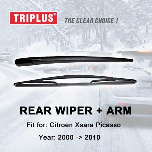 Rear Wiper Arm with Blade for Citroen Xsara Picasso (2000-2010) 1pc 16" 400mm,Rear Wiper Arm & Rear Wiper Blades