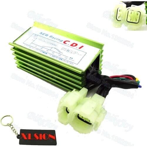 Green 6 Pin Racing AC CDI For ATV Go Kart GY6 50cc 125cc 150cc Buggy Moped Scooter Motorcycle