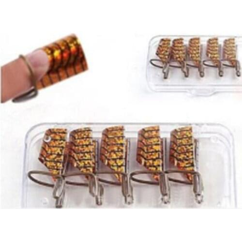 Finger Rest Reusable Nail Care Aluminum Prop Guide Forms Extension Tool For Uv Gel Nail Extension