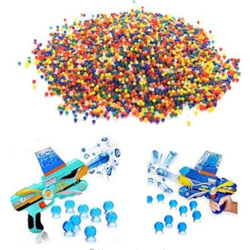100pcs Colorful Pearl Gel Ball Polymer Hydrogel Crystal Mud Soil Water Beads Grow Magic Jelly Wedding Home Party Decoration