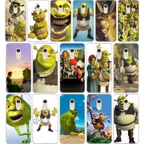 359FG Cartoon Moive Shrek Coon Soft Silicone Tpu Cover phone Case for xiaomi redmi 7 7a note 4A 4X 6 Pro 6A 7