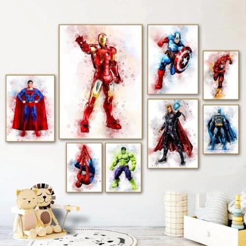 5D Diamond Painting Superhero Classic Cartoon Character Diamond Embroidery Cross Stitch Kits Home Decoration Picture