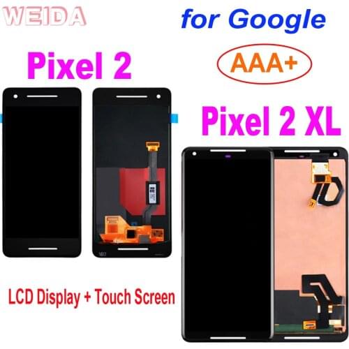 AAA+ LCD for Google Pixel 2 XL LCD Display Touch Screen Digitizer Assembly Replacement for Google Pixel 2 LCD Pixel 2XL Display