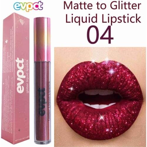 Glitter gloss Liquid Lipstick Waterproof Long Lasting Lips Makeup Sequins Lip Gloss Cosmetics For Beauty Lip tint помады