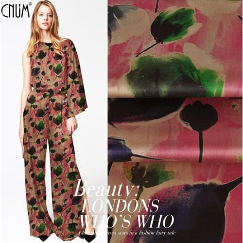 CNUM SP853 Pure Silk/ Flower Bud,Archaistic /Silk Fabric 93%Silk 7%Spandex Elastic/ Width1.20yd Thickness 19mm/ Unit:M