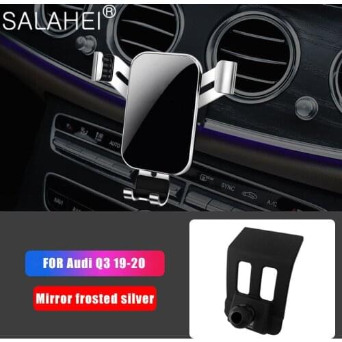 For Audi Q3 2019 2020 Hot Sale Air Vent Mount Cell Phone Support For iPhone 11 12 Samsung Huawei Mobile Car Phone Holder Bracket