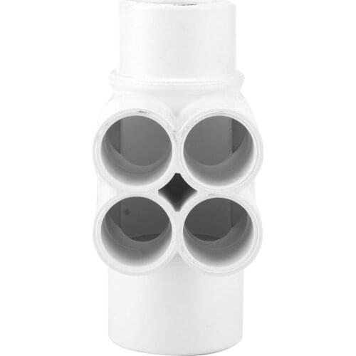 1.5in 3/4in 4 Port PVC Swimming Pool Plumbing Manifold Water Separator Spa Accessories Parts