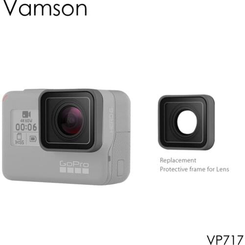 Vamson for Gopro Hero 7 Black 6 5 UV Lens Ring Replacement Protective Repair Case Frame for Go pro Accessories VP717