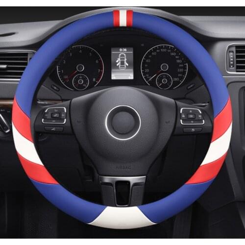 Suitable for Ford Edge Focus Escape Escort Ecosport Taurus Kuga Mondeo leather steering wheel cover
