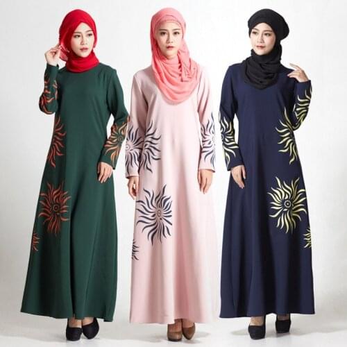 Middle Eastern Arab Muslim Dress Double-layer Cotton And Linen Islamic Clothing Dubai Women Abayas