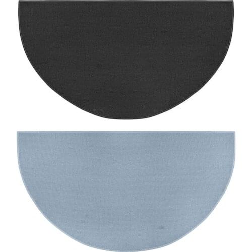 Fire Retardant Half Round Fireplace Carpet Non-slip Mat Fire Retardant Half Round Fireplace Carpet Non-slip Mat Safety Cover