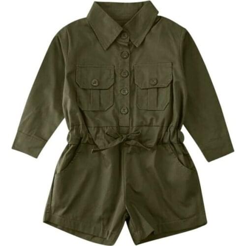 1-6 Years Toddler Unisex Kids Baby Girls Jumpsuit Long Sleeve Romper For Boys Girls Playsuit Outfit Infant Clothes