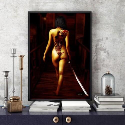 Sexy Lady Pattern Knife Home Oil Painting Decoration Modern Art Female Picture Wall Art Canvas Poster Spray Print Home Gallery