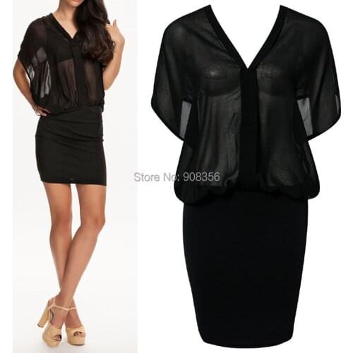 See Through Sexy Black Summer Dress 2017 Transparent High Street Novelty Tunic Dress Vestidos Women Clothing Casual Dress 0857