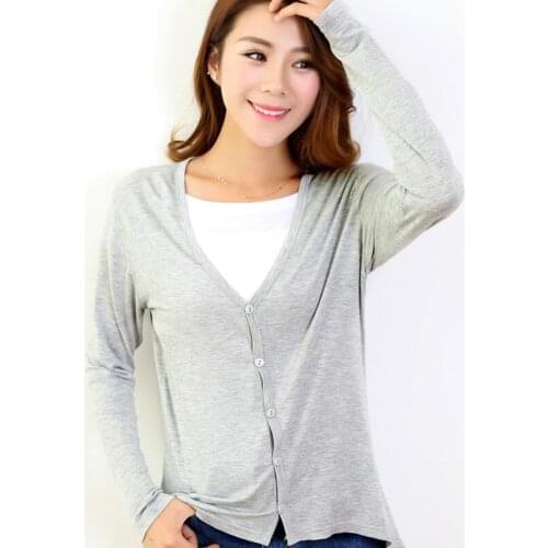 Womens Sun Protection Jacket Long Sleeve Thin Cardigan