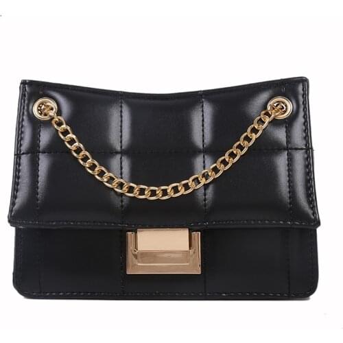 Women Bag 2021 Summer New Style Wild Rhombic Embroidered Thread Chain Underarm Bag Shoulder Diagonal Bag Luxury Brand Handbags