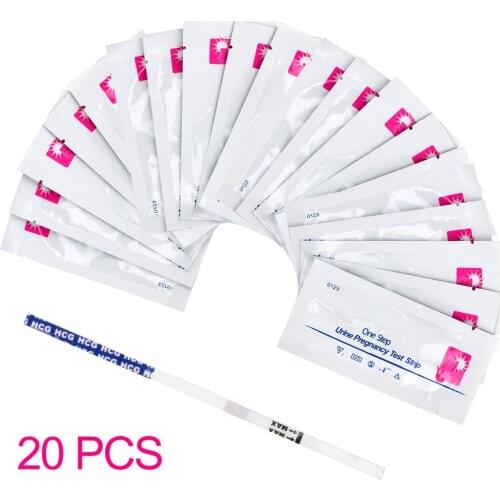Urine Measuring Early Pregnancy Test Strips 99% Accuracy Expecting a baby 20Pcs Women HCG Early Testing Kits Home Private
