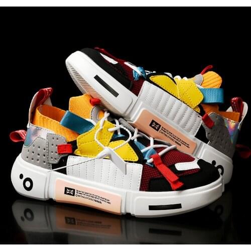 2021 High Top Fashion Breathable Men Chunky Sneakers Spring Autumn Unisex Adult Man Female Casual Shoes Plus Size 36~45