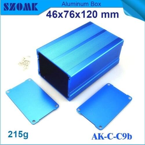 4pcs/lot aluminium box for electronic project silver color powder coating fit PCB size 41x68mmelectronic & instrument enclosures