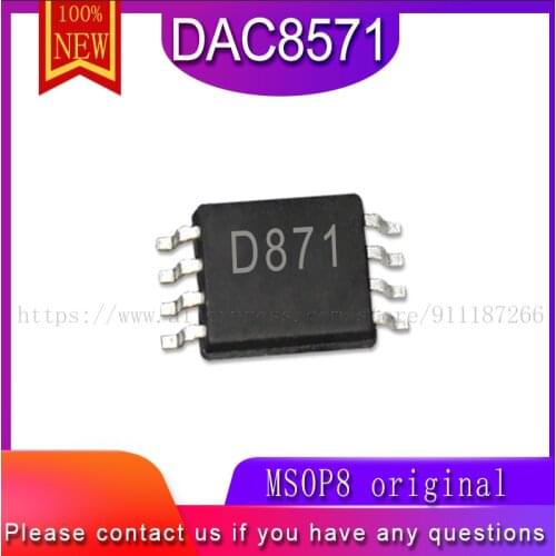 5Pcs/lot 100% New DAC8571 DAC8571IDGK D871 MSOP8