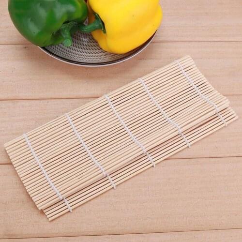 Bamboo Non-stick Sushi Rolling Mat Curtain Rice Roller Chicken DIY Cooking Tool Sushi Mat Sushi Tool Kitchen Food Maker