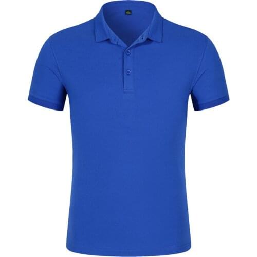 Cotton lapel shirt sports T-shirt running sweat-absorbent and quick-drying clothes