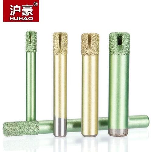 HUHAO 1PC Brazing CNC Stone Carving Stone Carving Tools Embossed Lettering Granite Diamond Engraving Machine Tool 4-12mm