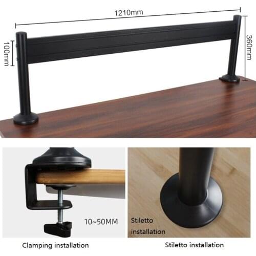 Computer Desk Screen Card Slot Bracket Fixing Frame Monitor Raising Hanger Table Mounting Frame