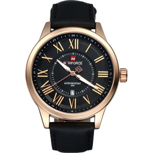 Lancardo Men's Watch With Leather Strap