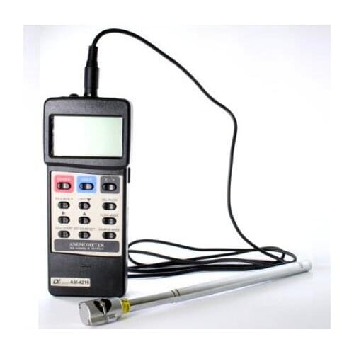 LUTRON Digital Anemometer AM-4216(Mini Vane + Air Flow + Air Velocity , CMM, CFM)