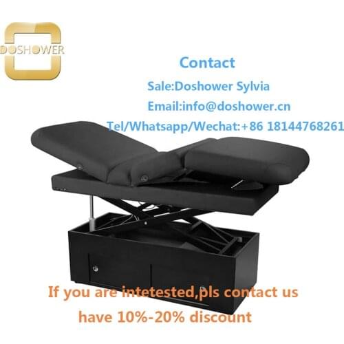 Eye massage furniture with electric beauty bed for water pressure massage bed