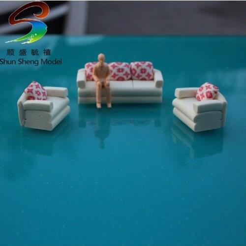 VSF23 Mini Model sofa set For Model Design scale 1:20--1:100 miniature model Furniture