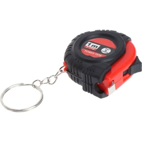 Mini Tape Measure With Key Chain Plastic Portable 1m Retractable Ruler cm/Inch Au11 21 Dropshipping