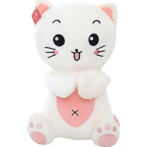 35cm 2018 New Arrival Cute Stuffed Cat Toys Stuffed Animal Toys PP Cotton High Quality Soft Animals Birthday Gifts For Children
