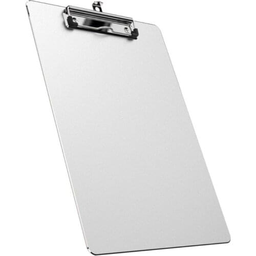 Portable A4 Aluminum Alloy Writing Clip Board Antislip File Stationery Hardboard Paper Holder School Office Supplies C26