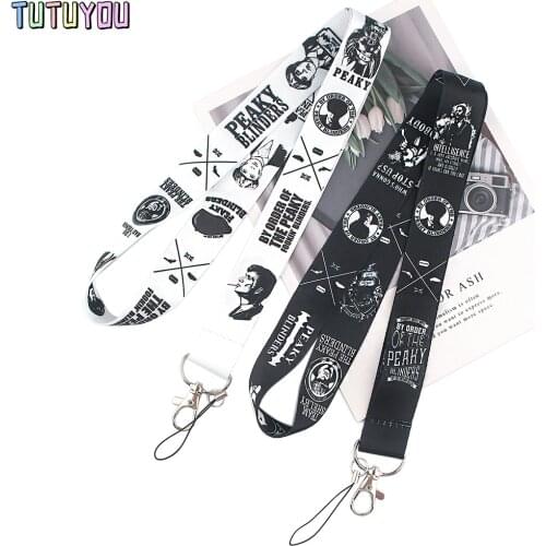 PC2072 TV Peaky Blinders Creative Lanyard Badge ID Lanyards Mobile Phone Rope Key Lanyard Neck Straps Accessories