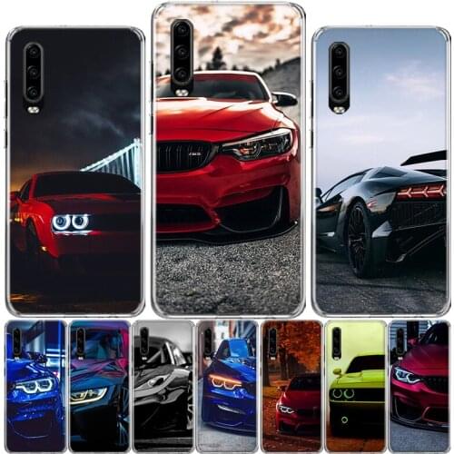 Blue Red Car Phone Case For Huawei P40 P30 P20 P10 Mate 10 20 30 Lite Pro P Smart Z 2018 Plus 2019 Cover Shell Coque