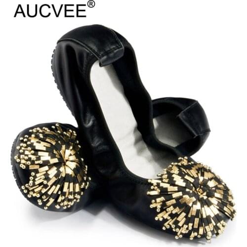 Fashion Elegant Shallow Mouth Shoes Woman Super Soft Genuine Leather Tassels Flats Pregnant Women Shoes Ballet Flats Pink Black