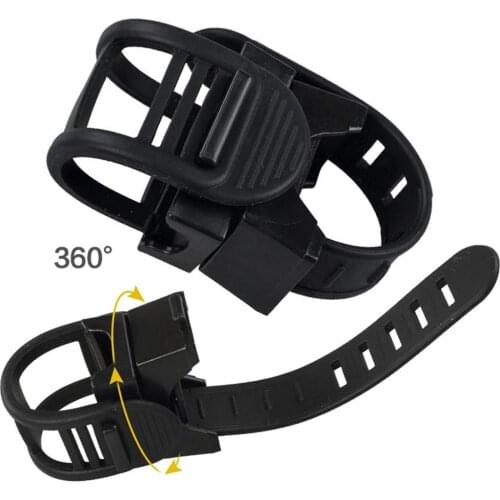 360 Degree Rotation Bike Flashlight Handlebar Holder Mount Clip Support Clamp LED Flashlight Torch Clamp Clip Mount