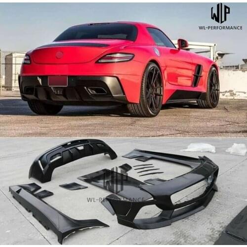 High quality FRP/Carbon Fiber Materials Car Body Kit For Merceses-Benz SLS AMG R197 Style Car Styling 2010-2014