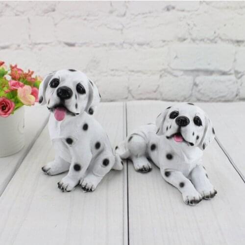 1PC Creative Simulation Potted Dog Ornaments Resin Office Desktop Potted Living Room Bedroom Home Decoration MO 019