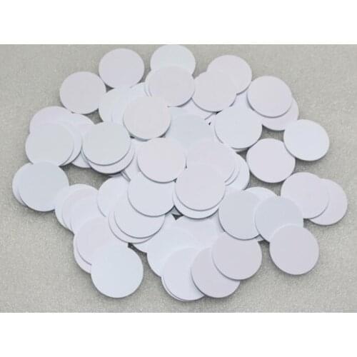 100pcs RFID UID Coin tags 25mm diameter Rewrite 0 Block 13.56MHz Keyfob Writable Used to Copy IC Card