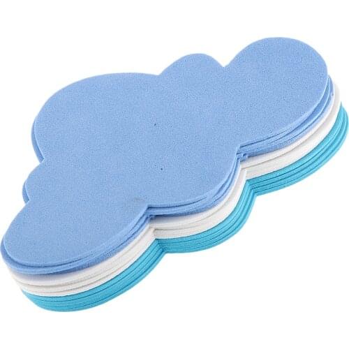 12x Clouds Foam Stickers Child Embellishments great for kids craft projects,will get educational crafting fun from them