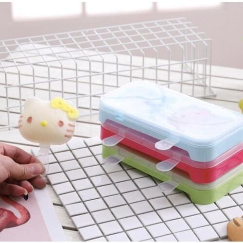 18pcs/lot kawaii cute DIY ice cream mould safe material PP plastic Popsicle mould for ice cream stick