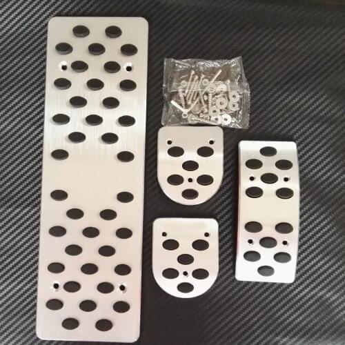 DEE Accessories For Audi A4 B6 B7 B8 A5 A6 C5 C6 A7 A8 Q5 AT MT Automatic Manual Pedal Pedales Stikcer Cover Styling Plates Pads