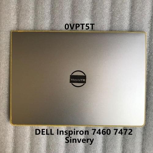 Suitable for Dell Inspiron 14 7000 7460 7472 silver LCD display back cover laptop case 0VPT5T VPT5T