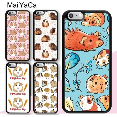 MaiYaCa Pattern Guinea Pig Cute Case For iPhone 12 mini 11 Pro Max X XR XS MAX SE 2020 6S 7 8 Plus 5S Back Cover Fundas
